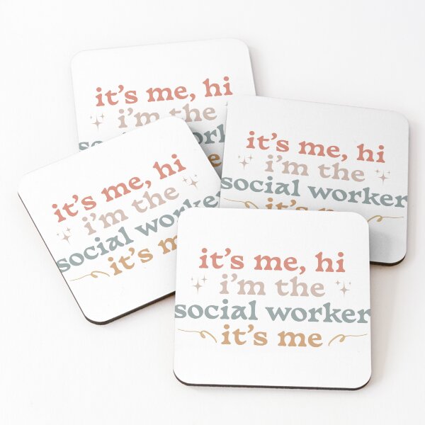 Item preview, It's Me Hi I'm The Social Worker It's Me, Cute designed and sold by faridman.