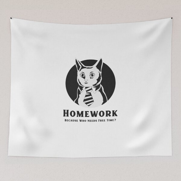Item preview, Homework: Because Who Needs Free Time? #schoolvibes #backtoclass #backtoschool designed and sold by Anna Halasek.
