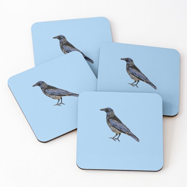 Item preview, Hooded Scotch Danish Crow Black Alternate Design  designed and sold by designsasstultd.