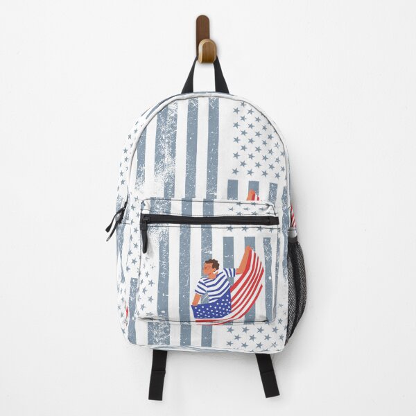 Item preview, Man holding Flag Patriot designed and sold by simplestic.