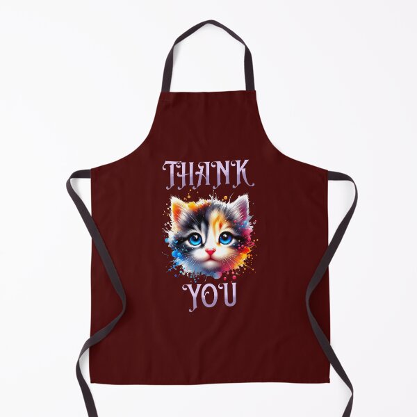 Item preview, THANK YOU (KITTY FACE) designed and sold by lovingtouch.
