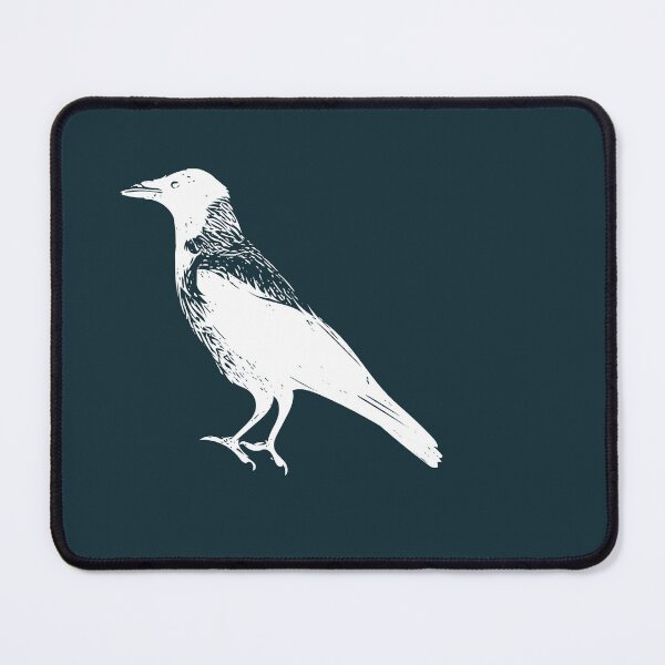Item preview, Hooded Scotch Danish Crow White Design designed and sold by designsasstultd.