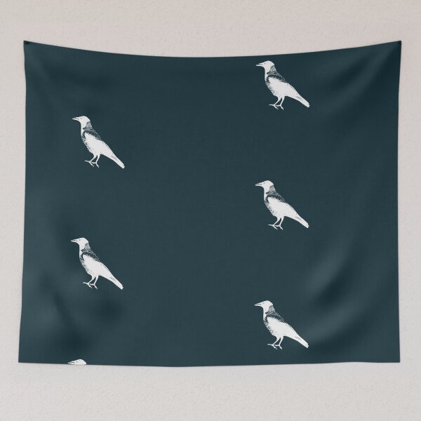 Item preview, Hooded Scotch Danish Crow White Design  designed and sold by designsasstultd.