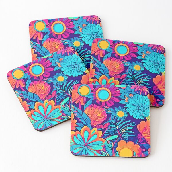 Artikelvorschau, Psychedelischer Blumen-Wandteppich entworfen und verkauft von Health And Fitness Posts e-Store.