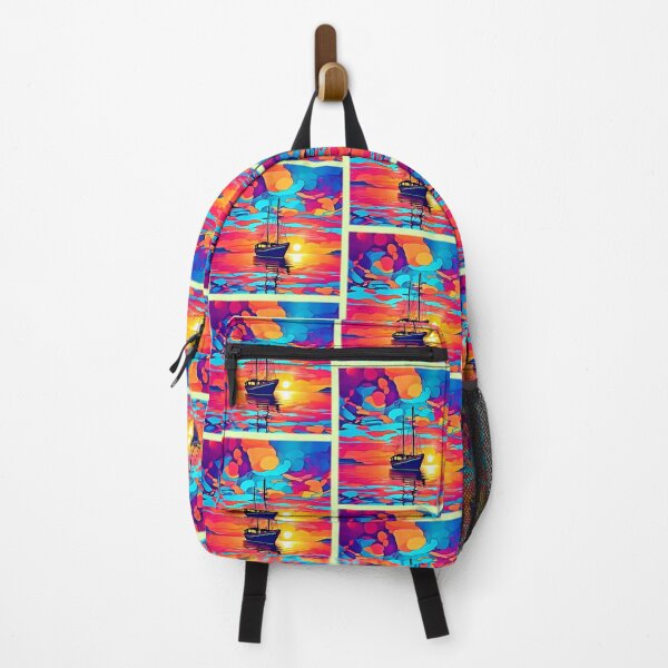 Item preview, Sunset Sailboat Dreamscape designed and sold by Health And Fitness Posts e-Store.