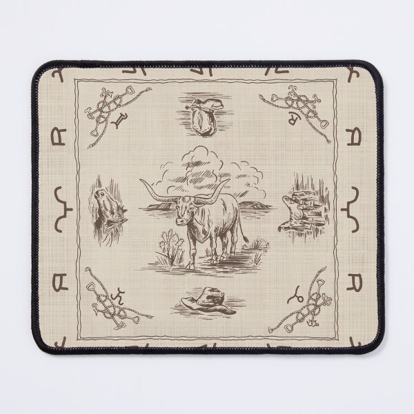 Item preview, Longhorn with Ranch Brands designed and sold by Marcia and Ron Stacy Studios.