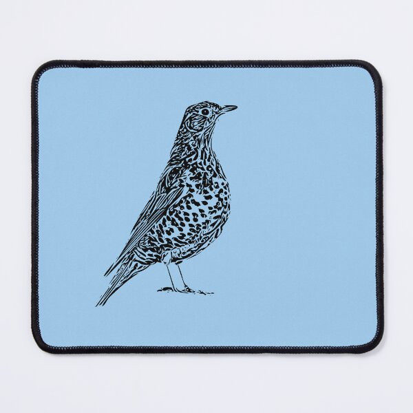 Item preview, Mistle Thrush Black Design  designed and sold by designsasstultd.
