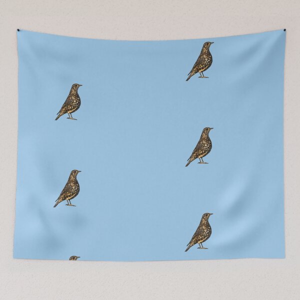 Item preview, Mistle Thrush Black Alternate Design  designed and sold by designsasstultd.