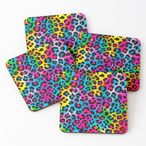 Item preview, ANIMAL PRINT PATTERN O7  - Gift items and personal use / Leopard, Texture, Nature, Zoo, Safari,  Wildlife, Pink, Yellow, Art designed and sold by LumDesignArt.