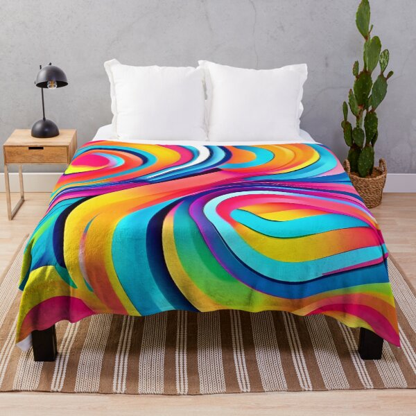 Item preview, Vibrant Abstract Swirls of Color designed and sold by Health And Fitness Posts e-Store.