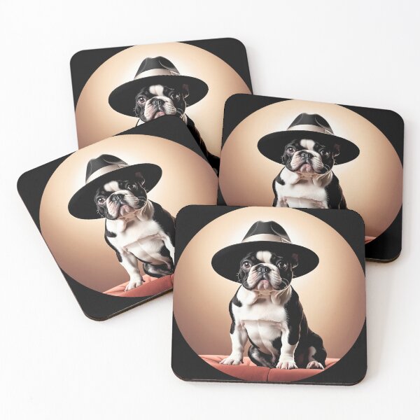 Item preview, Frenchie bulldog looking stylish and elegant designed and sold by Moonde04.