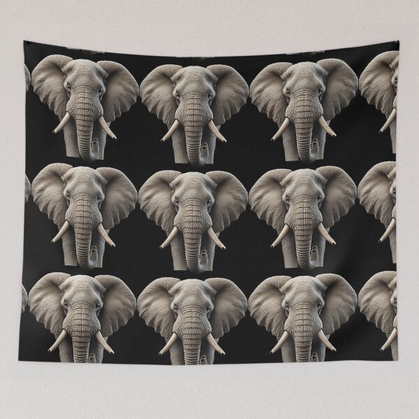 Item preview, Elephant Portrait designed and sold by GlassPenny.