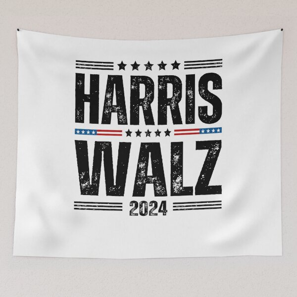 Artikelvorschau, Kamala Harris Tim Walz Präsidentschaftswahl 2024 entworfen und verkauft von tigger shop.