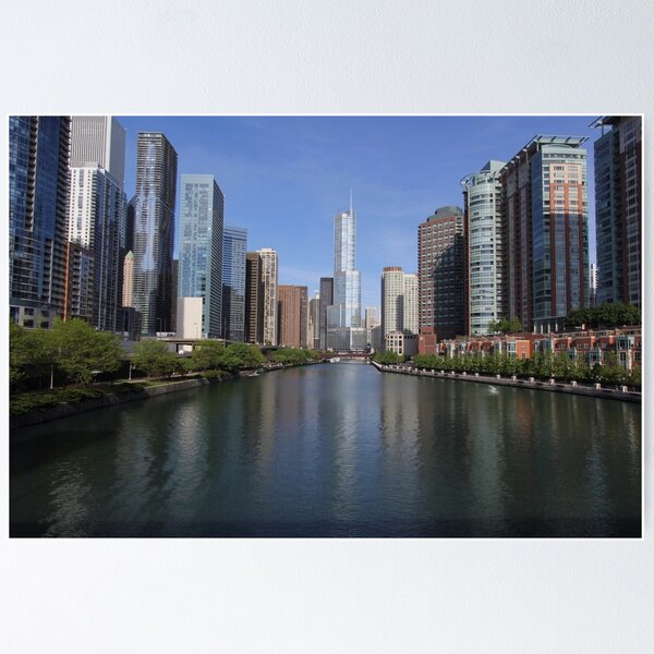 Item preview, Chicago River at Sunrise designed and sold by mvpaskvan.