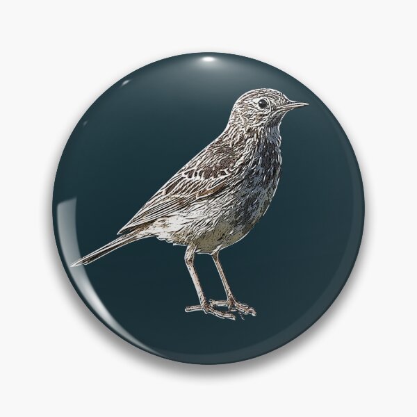 Item preview, Meadow Pipit White Alternate Design  designed and sold by designsasstultd.