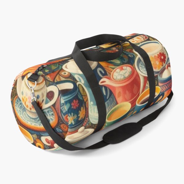 Aperçu de l'œuvre Tissu à motif de tasse : une élégance ludique avec une touche de fantaisie créée et vendue par Rui Fernandes.