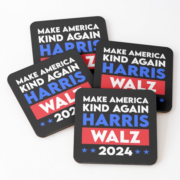 Item preview, Harris Walz 2024 Make America Kind Again designed and sold by Cat Lady Designs.
