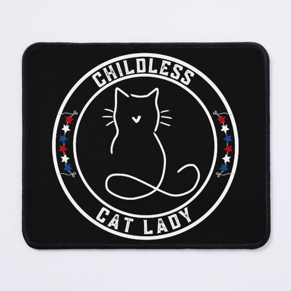 Item preview, Childless Cat Lady, Kamala designed and sold by Teetreasure2.