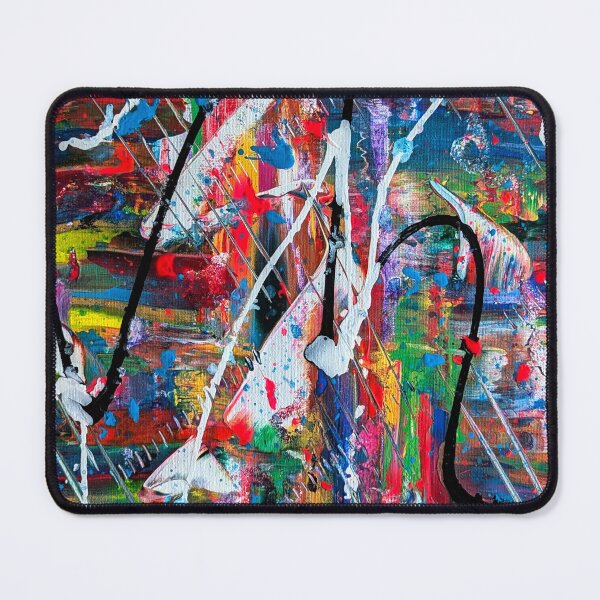 Item preview, Prismatic Symphony - Abstract Expressionism by Pablo Barilari - Colorful Acrylic Canvas Art Abstract Replica designed and sold by Pablo Barilari Art.