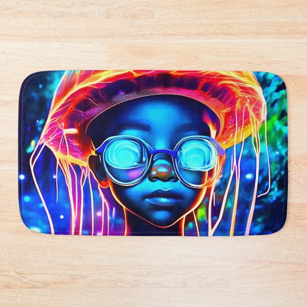 Item preview,  Neon Jellyfish Child Vision designed and sold by Health And Fitness Posts e-Store.