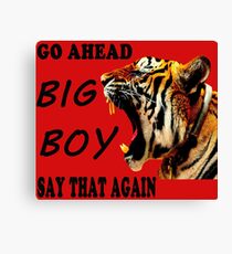 Tiger Challenge Canvas Print