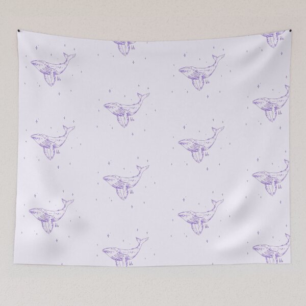 Item preview, BTS Borahae Whale - Purple designed and sold by mrobertscreates.