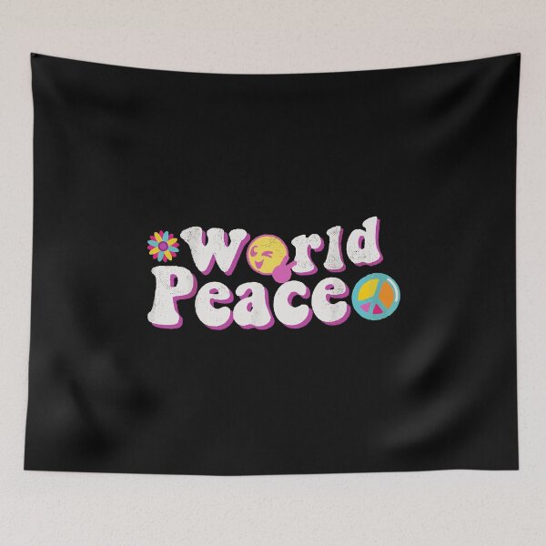 Item preview, World Peace Global Peace World Peace Day Peace Sign No War designed and sold by farhanhafeez.