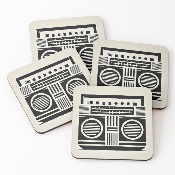 Item preview, Mid-Century Modern Old School Boombox designed and sold by BrickHousePop.