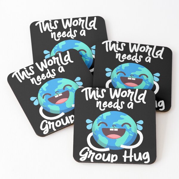 Item preview, This World Needs A Group Hug World Peace Day No War Peaceful designed and sold by farhanhafeez.