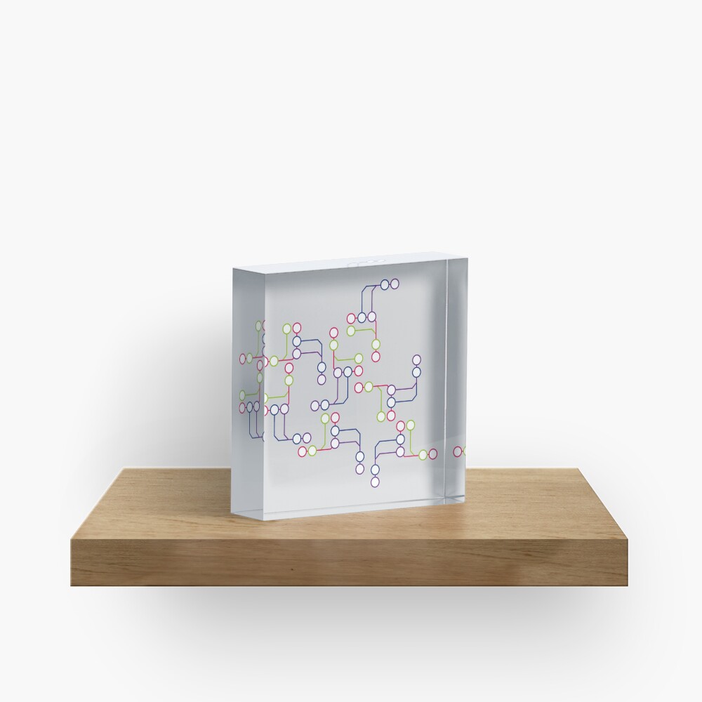 Subway#01 Acrylic Block