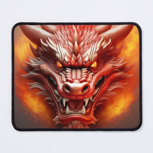 Item preview, Chinese Dragon Head with Fire designed and sold by TeachersCubby.
