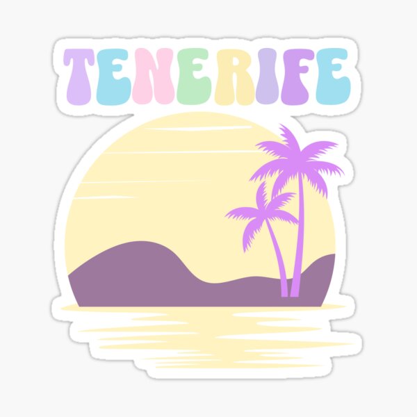 Item preview, Tenerife in pastel colours designed and sold by BritishDelights.