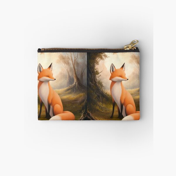 Item preview, Whimsical Fox. Fantasy cute fox, magical forest, enchanting woodland, vintage fox designed and sold by FoxVibes.