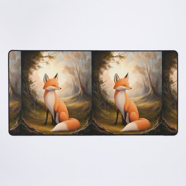 Item preview, Whimsical Fox. Fantasy cute fox, magical forest, enchanting woodland, vintage fox designed and sold by FoxVibes.