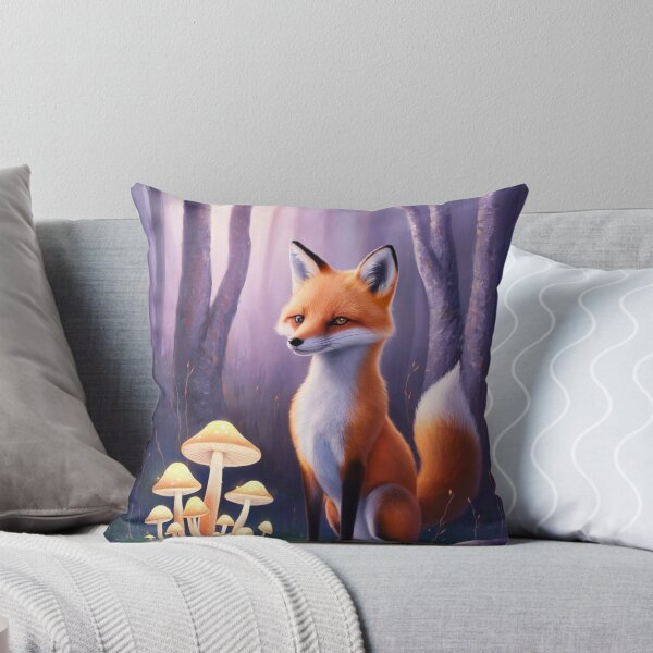 Item preview, Whimsical Fox. Fantasy cute fox, magical forest, enchanting woodland, vintage fox designed and sold by FoxVibes.