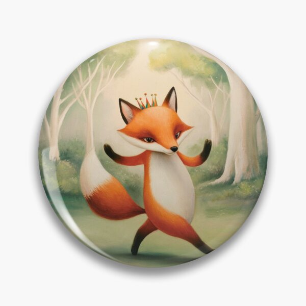Item preview, Whimsical Fox. Fantasy cute fox, magical forest, enchanting woodland, vintage fox designed and sold by FoxVibes.