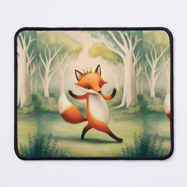 Item preview, Whimsical Fox. Fantasy cute fox, magical forest, enchanting woodland, vintage fox designed and sold by FoxVibes.