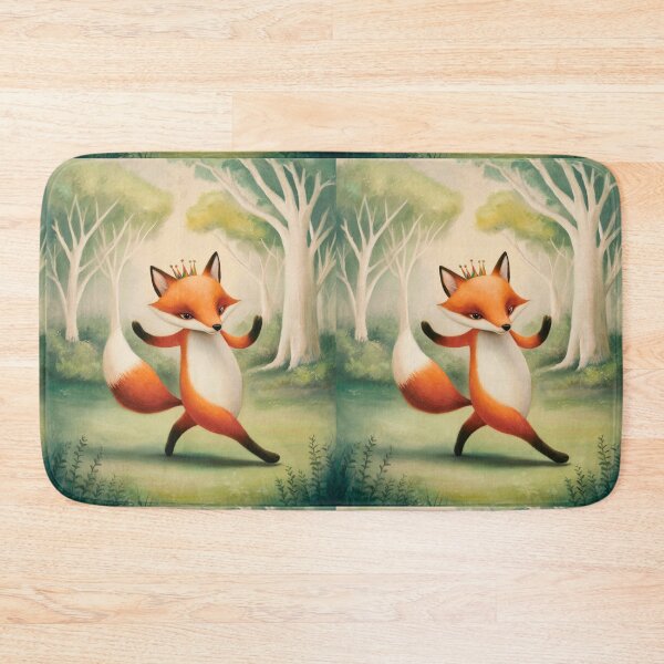 Item preview, Whimsical Fox. Fantasy cute fox, magical forest, enchanting woodland, vintage fox designed and sold by FoxVibes.
