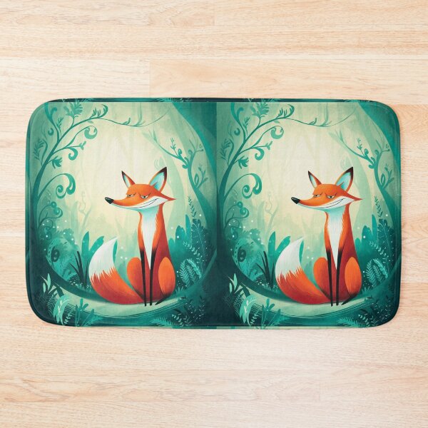 Item preview, Whimsical Fox. Fantasy cute fox, magical forest, enchanting woodland, vintage fox designed and sold by FoxVibes.