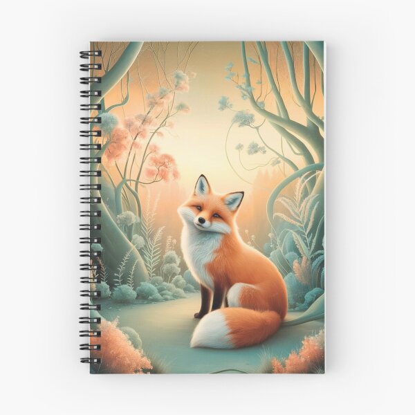 Item preview, Whimsical Fox. Fantasy cute fox, magical forest, enchanting woodland, vintage fox designed and sold by FoxVibes.