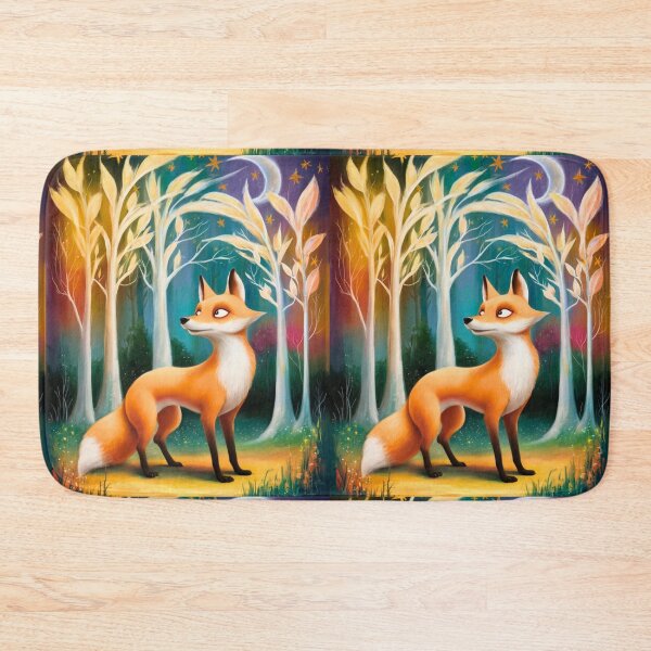 Item preview, Whimsical Fox. Fantasy cute fox, magical forest, enchanting woodland, vintage fox designed and sold by FoxVibes.
