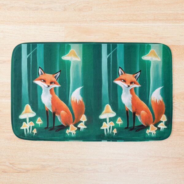 Item preview, Whimsical Fox. Fantasy cute fox, magical forest, enchanting woodland, vintage fox designed and sold by FoxVibes.