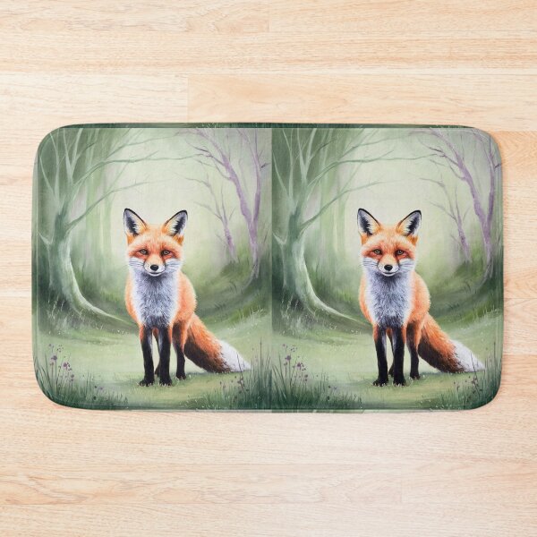 Item preview, Whimsical Fox. Fantasy cute fox, magical forest, enchanting woodland, vintage fox designed and sold by FoxVibes.