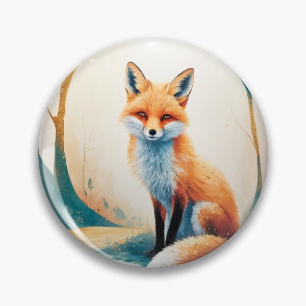 Item preview, Whimsical Fox. Fantasy cute fox, magical forest, enchanting woodland, vintage fox designed and sold by FoxVibes.