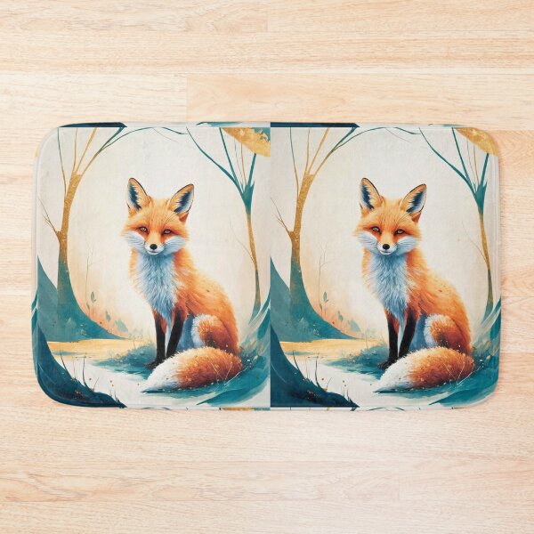 Item preview, Whimsical Fox. Fantasy cute fox, magical forest, enchanting woodland, vintage fox designed and sold by FoxVibes.