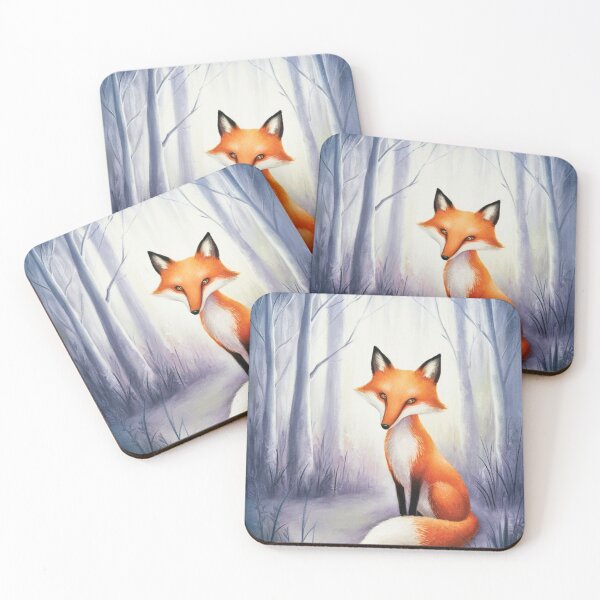 Item preview, Whimsical Fox. Fantasy cute fox, magical forest, enchanting woodland, vintage fox designed and sold by FoxVibes.