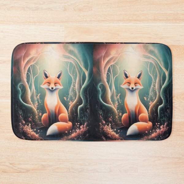 Item preview, Whimsical Fox. Fantasy cute fox, magical forest, enchanting woodland, vintage fox designed and sold by FoxVibes.