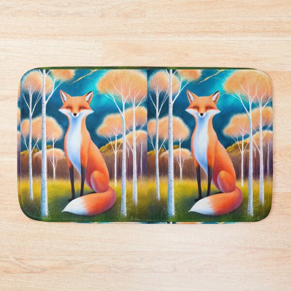 Item preview, Whimsical Fox. Fantasy cute fox, magical forest, enchanting woodland, vintage fox designed and sold by FoxVibes.