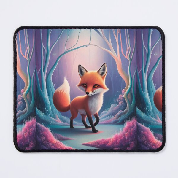 Item preview, Whimsical Fox. Fantasy cute fox, magical forest, enchanting woodland, vintage fox designed and sold by FoxVibes.