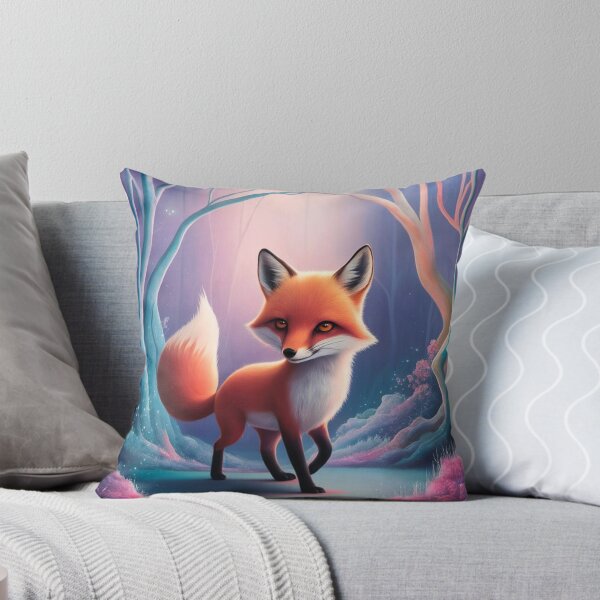 Item preview, Whimsical Fox. Fantasy cute fox, magical forest, enchanting woodland, vintage fox designed and sold by FoxVibes.
